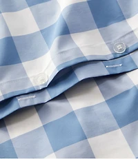 280-Thread-Count Pima Percale Comforter Cover Collection, Check