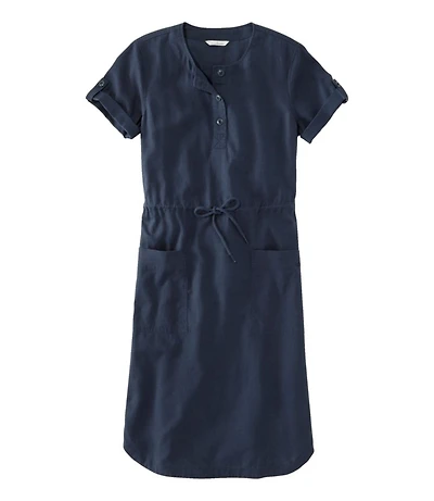 Women's Signature Tencel Linen Blend Woven Dress