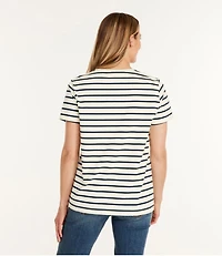 Women's Signature Rangeley Cotton Tee, V-Neck