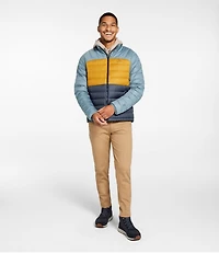 Men's Bean's Down Jacket, Colorblock