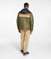 Men's Mountain Classic Puffer Hooded Jacket, Colorblock