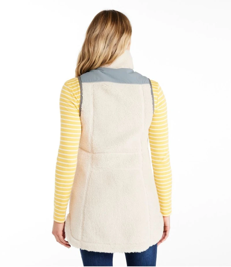 Women's Bean's Sherpa Fleece Long Vest