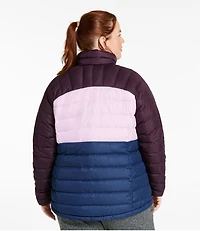 Women's Bean's Down Jacket, Colorblock