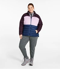 Women's Bean's Down Jacket, Colorblock