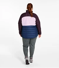 Women's Bean's Down Jacket, Colorblock