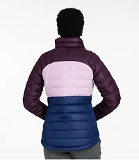 Women's Bean's Down Jacket, Colorblock