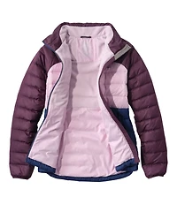 Women's Bean's Down Jacket, Colorblock