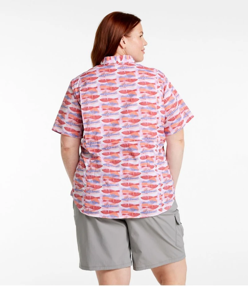 Women's Tropicwear Shirt, Short-Sleeve Print