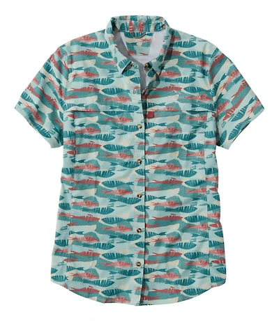 Women's Tropicwear Shirt, Short-Sleeve Print