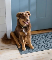Recycled Waterhog Dog Mat, Scattered Paws