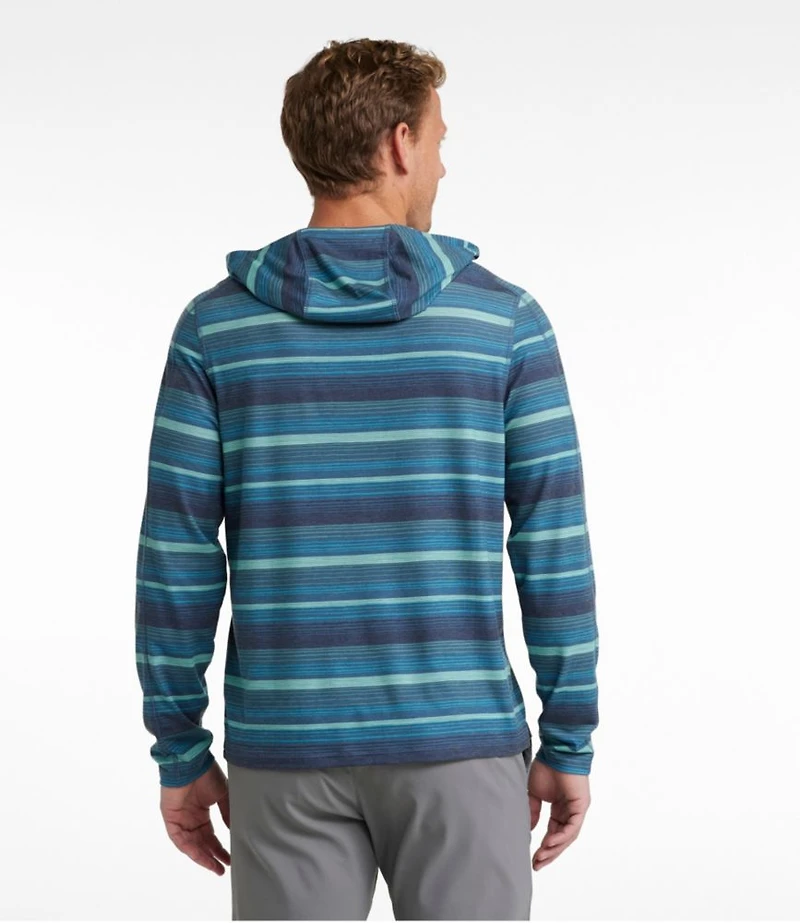 Men's Everyday SunSmart® Tee, Long-Sleeve Hoodie Stripe
