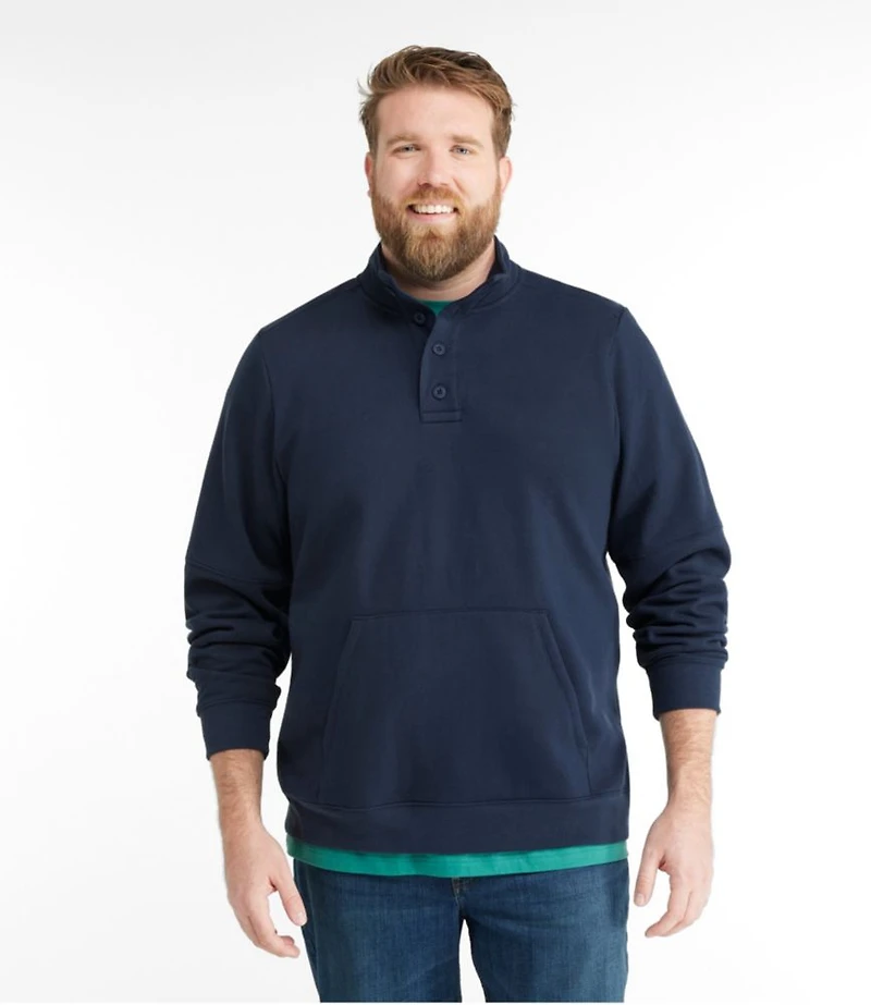 Men's L.L.Bean 1912 Sweatshirt, Button-Mock
