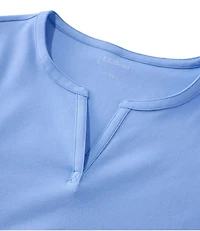 Women's L.L.Bean Tee, Short-Sleeve Notch-Neck