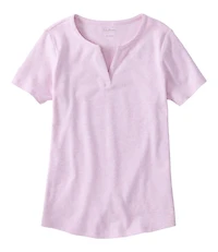 Women's L.L.Bean Tee, Short-Sleeve Notch-Neck