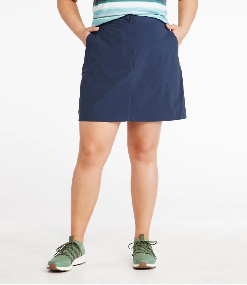Women's Water-Repellent Comfort Trail Skort, Mid-Rise