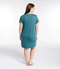 Women's Supima Nightgown, Short-Sleeve