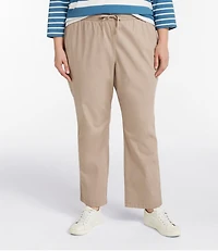 Women's Lakewashed Chino Pants, Mid-Rise Pull-On Ankle