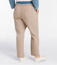 Women's Lakewashed Chino Pants, Mid-Rise Pull-On Ankle