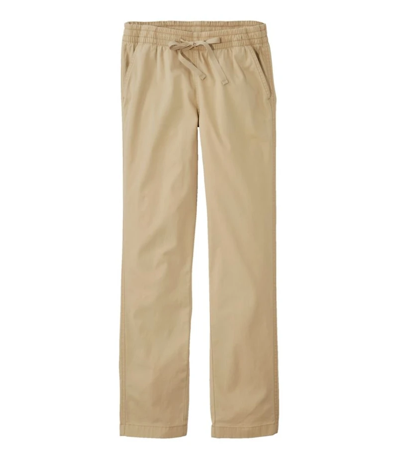 Women's Lakewashed Chino Pants, Mid-Rise Pull-On Ankle
