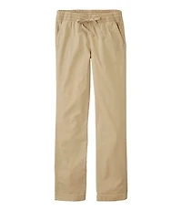 Women's Lakewashed Chino Pants, Mid-Rise Pull-On Ankle