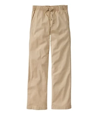 Lakewashed Pull-on Chinos, Mid-Rise Wide-Leg