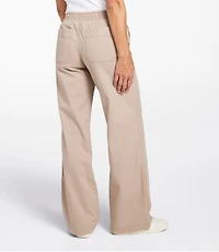 Lakewashed Pull-on Chinos, Mid-Rise Wide-Leg