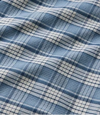 Men's Comfort Stretch® Oxford, Slightly Fitted Untucked Fit, Short-Sleeve, Plaid