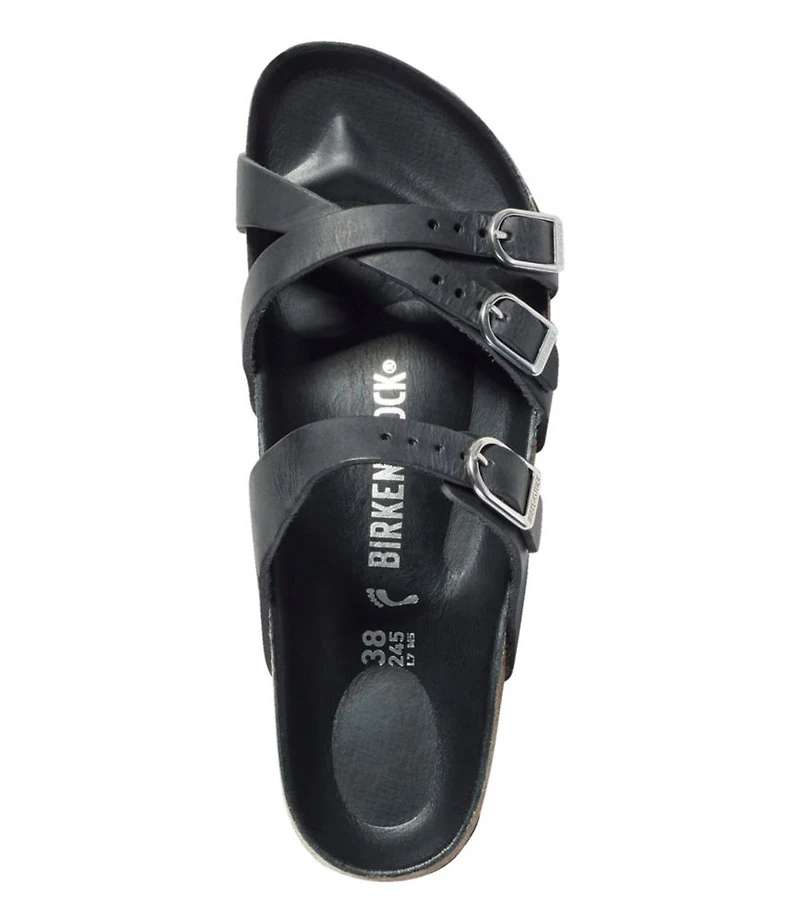 Women's Birkenstock Hex-D Buckle Franca Sandals, Oiled Leather