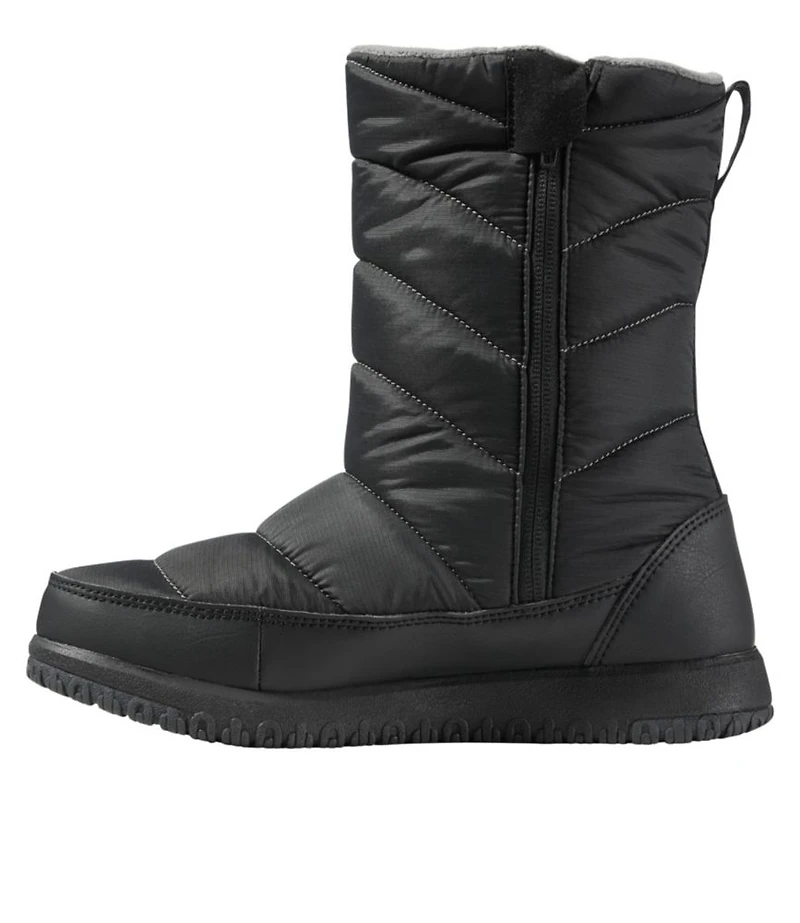Women's Ultralight Quilted Insulated Boots, Tall Side-Zip