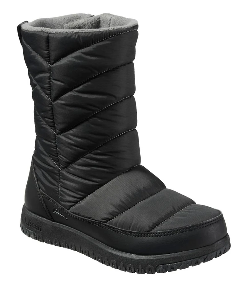 Women's Ultralight Quilted Insulated Boots, Tall Side-Zip