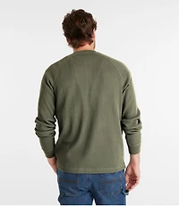 Men's BeanBuilt Waffle Henley, Traditional Untucked Fit