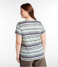 Women's Everyday SunSmart® Tee, Short-Sleeve Stripe