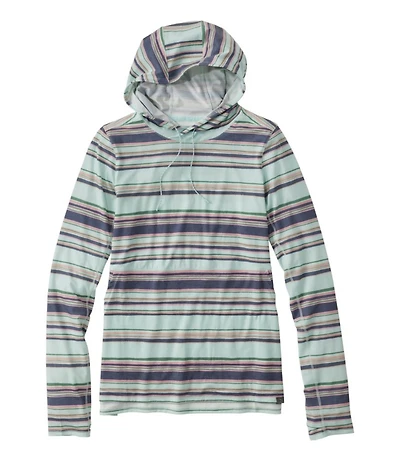 Women's Everyday SunSmart® Hooded Pullover, Long-Sleeve Stripe