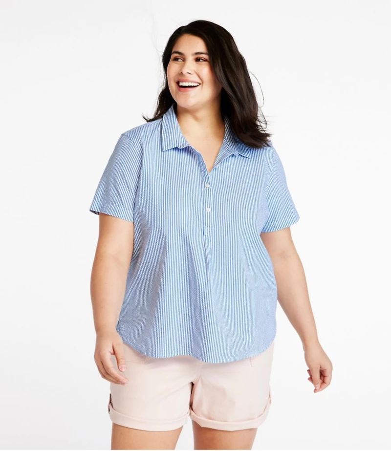 Women's Vacationland Seersucker Shirt