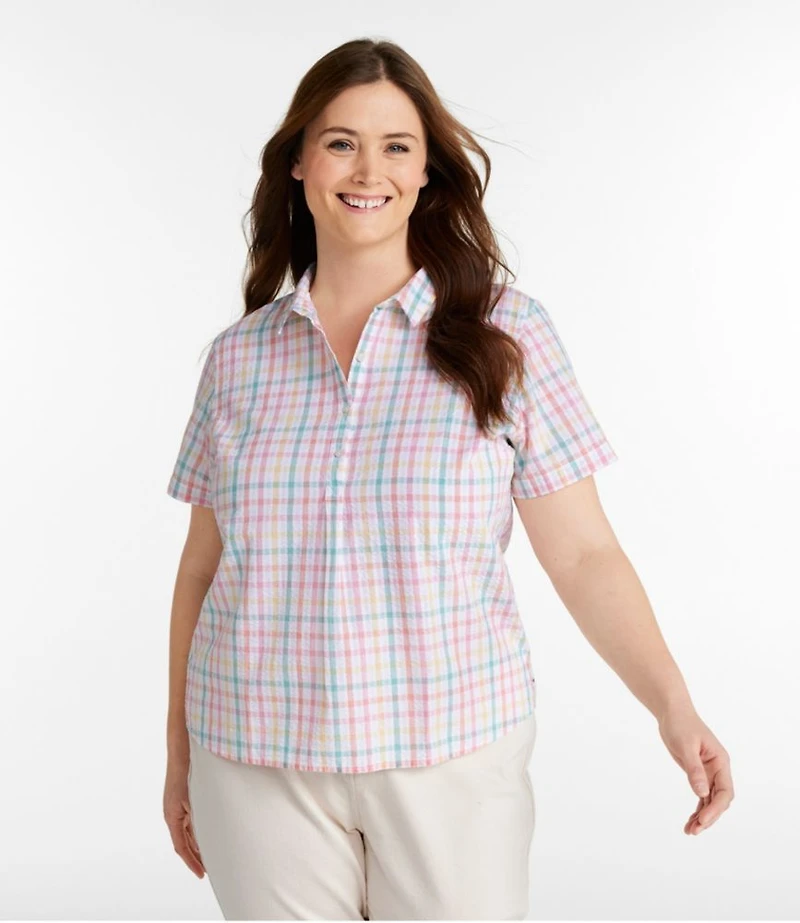 Women's Vacationland Seersucker Shirt