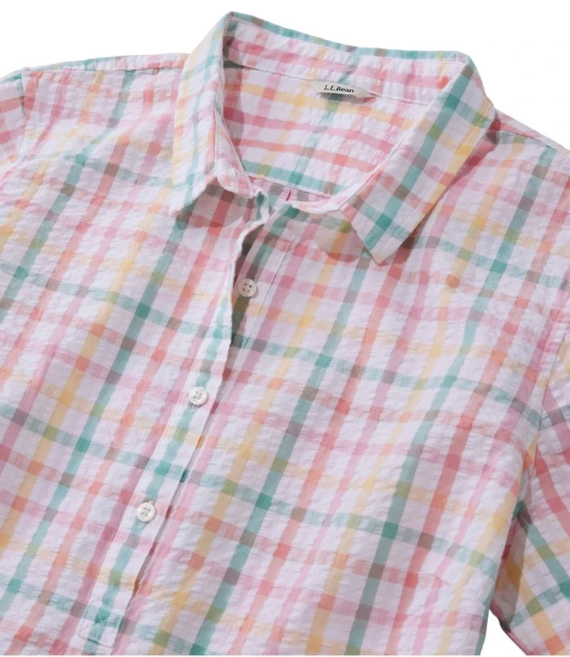 Women's Vacationland Seersucker Shirt