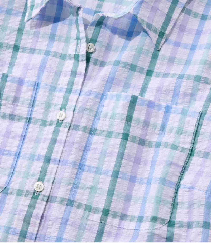 Women's Vacationland Seersucker Shirt