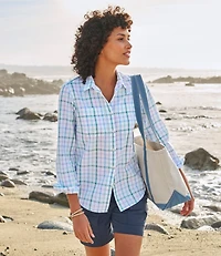 Women's Vacationland Seersucker Shirt