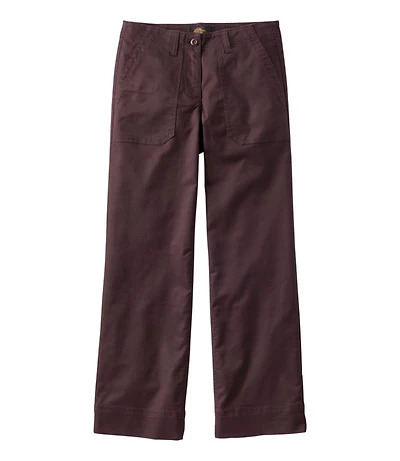 Women's Signature Utility Pants, Mid-Rise Wide-Leg Ankle-Length