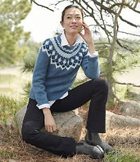Women's Bean's Classic Ragg Wool Sweater, Crewneck Fair Isle