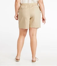 Women's Lakewashed Dock Shorts, Mid-Rise
