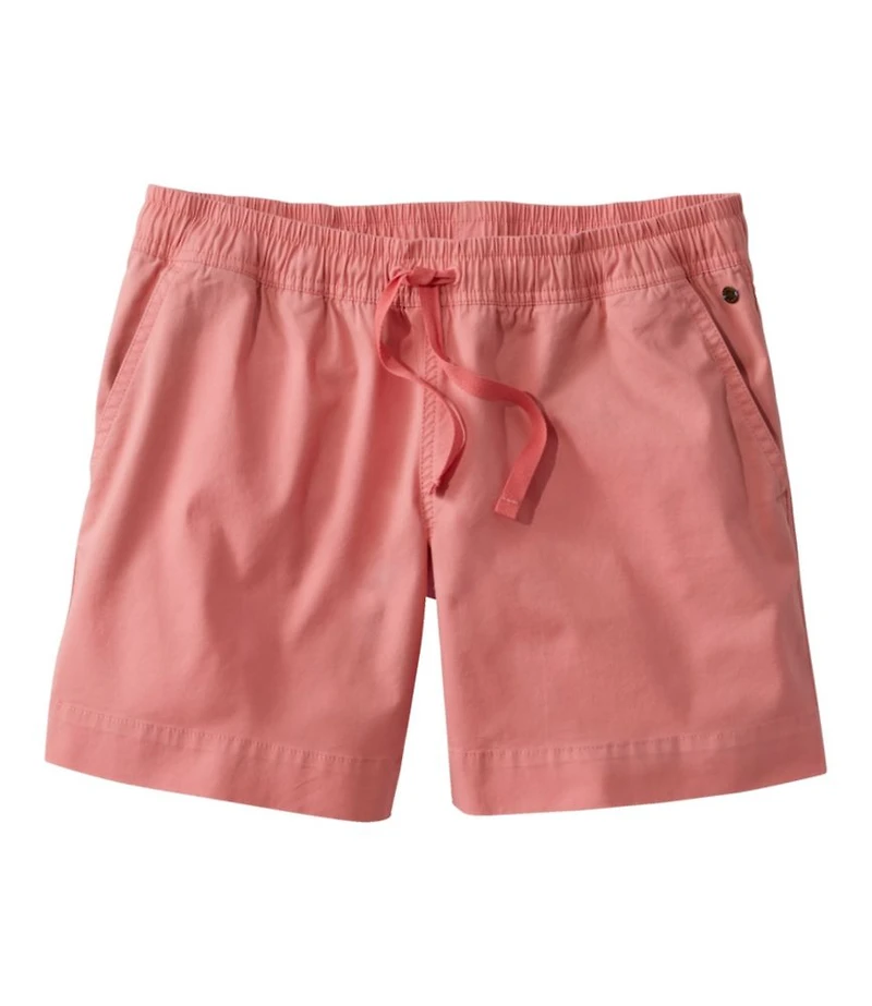 Women's Lakewashed Dock Shorts, Mid-Rise