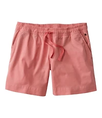 Women's Lakewashed Dock Shorts, Mid-Rise