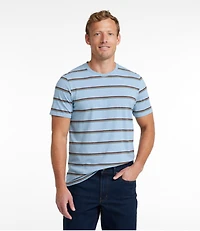 Men's Comfort Stretch Pima Tee Shirt, Short-Sleeve, Stripe
