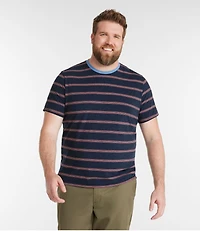 Men's Comfort Stretch Pima Tee Shirt, Short-Sleeve, Stripe