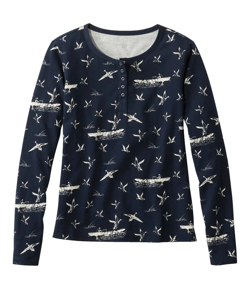 Women's Signature Rangeley Cotton Tee, Henley