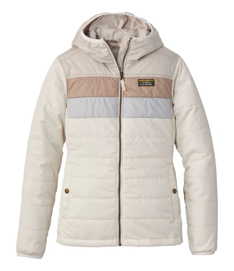 Women's Mountain Classic Puffer Hooded Jacket, Colorblock