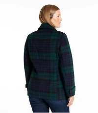 Women's Classic Lambswool Peacoat, Pattern