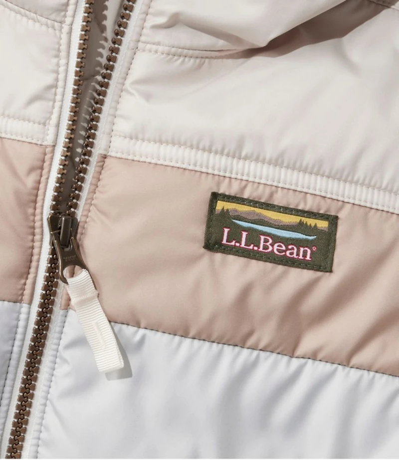 Women's Mountain Classic Puffer Hooded Jacket, Colorblock