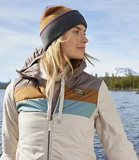 Women's Mountain Classic Puffer Hooded Jacket, Colorblock